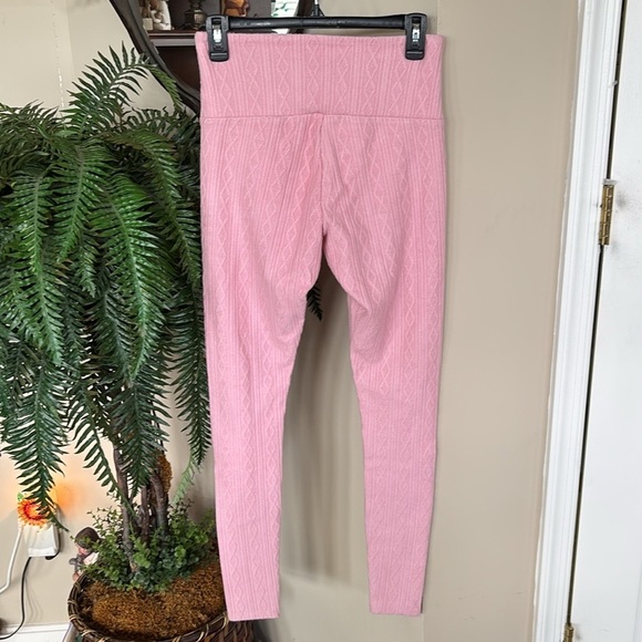 Brand New Beach Bunny Blush Pink Sweater Knit Harlow Pants Full Length Leggings - Picture 7 of 14